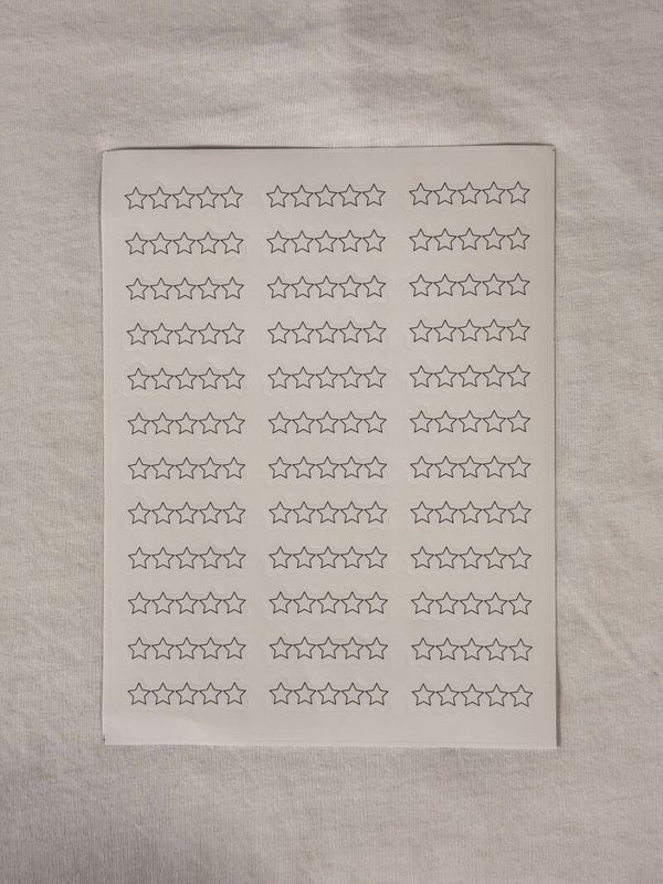 Stickervel Sterren