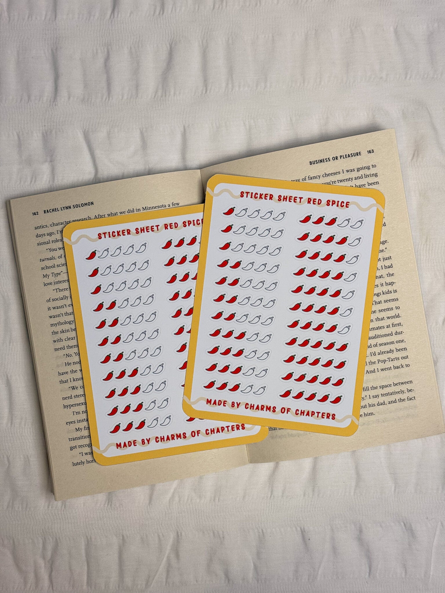 Sticker Sheet Red Spice