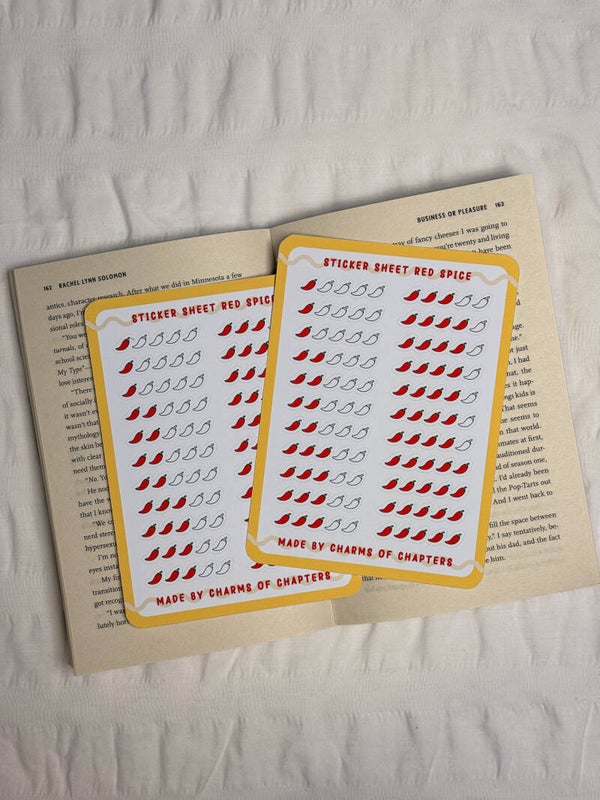 Sticker Sheet Red Spice