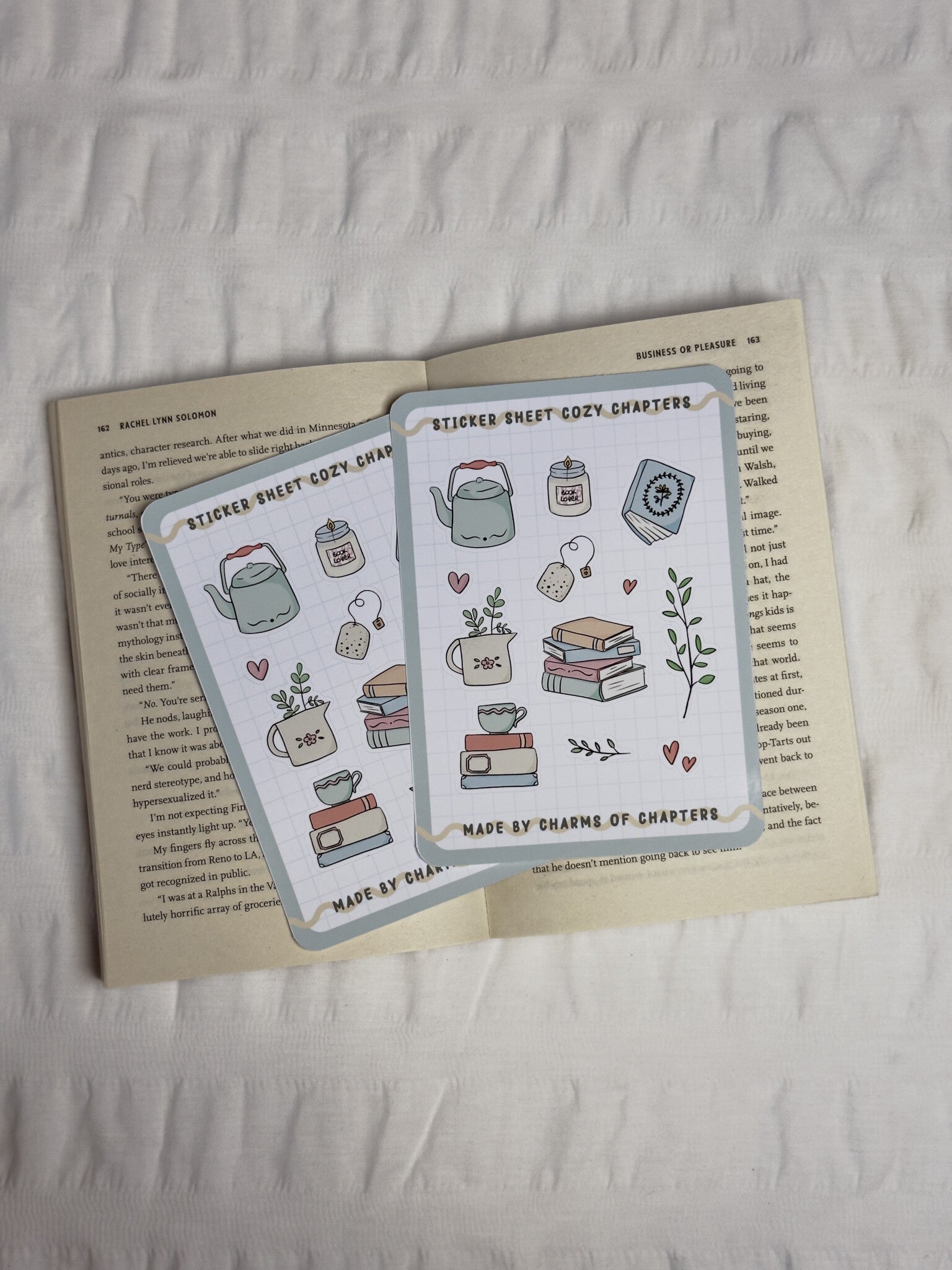 Sticker Sheet Cozy Chapters