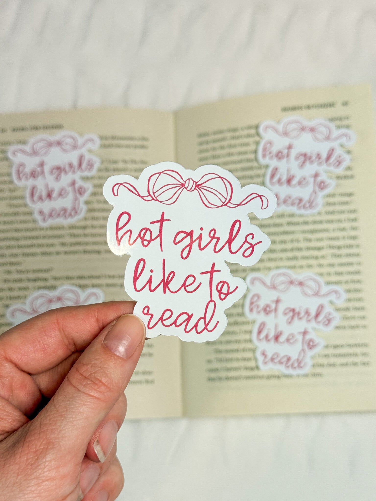 Sticker Hot Girls Like To Read