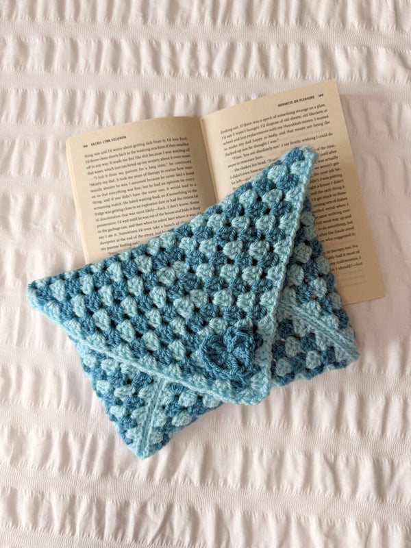 Booksleeve Licht Blauw/Donkerblauw