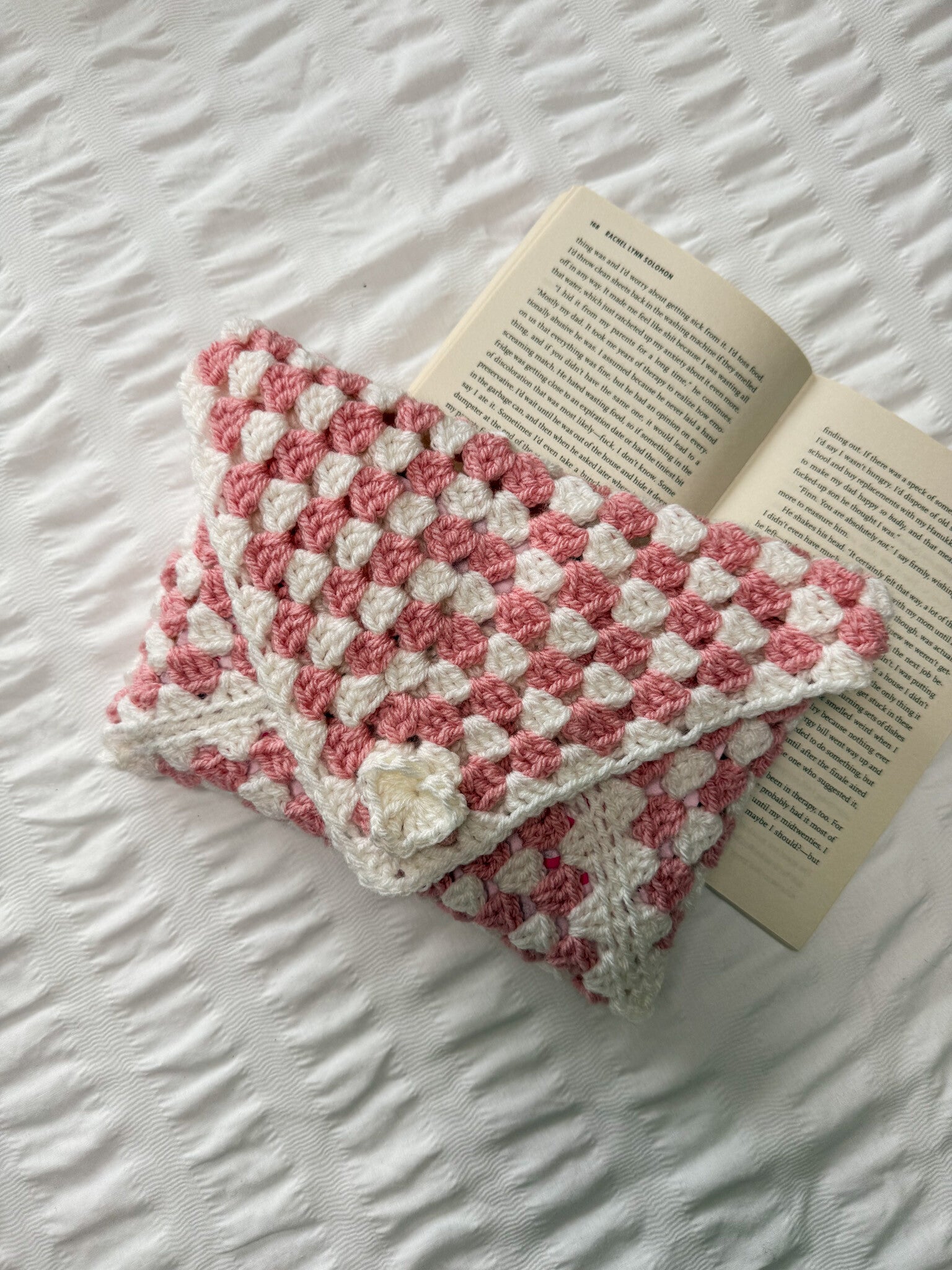 Booksleeve Wit/Roze