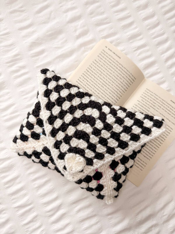 Booksleeve Wit/Zwart