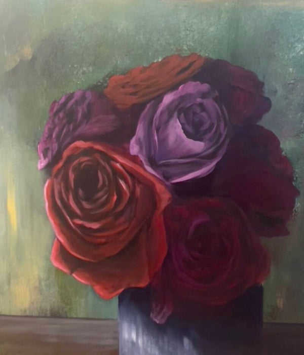 “A Rose” Original Painting by Christina Pickle