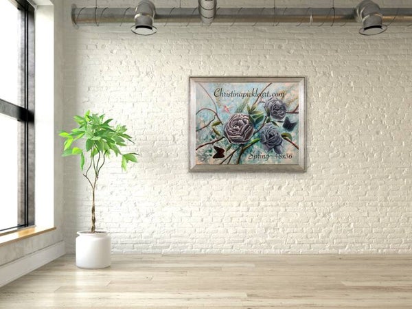 “Spring” 48X36 Original Painting by Christina Pickle