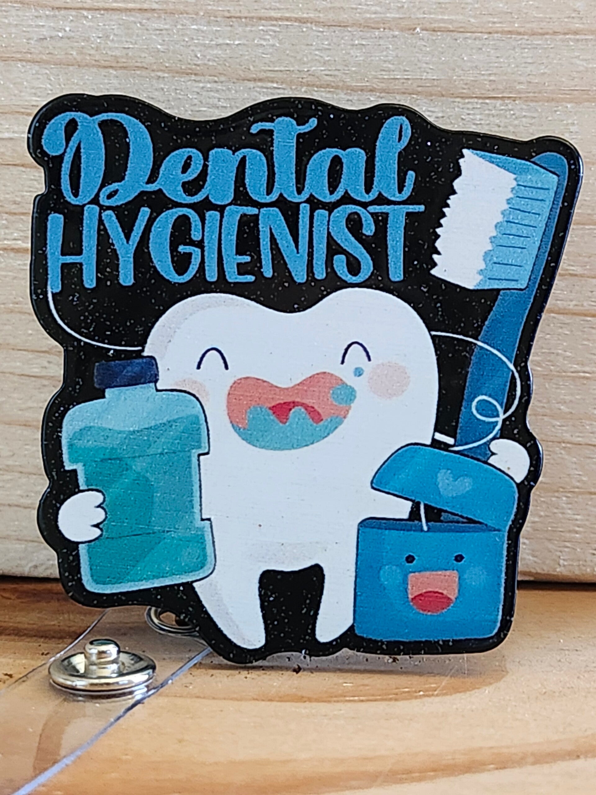 Dental Hygienist Badge Reel