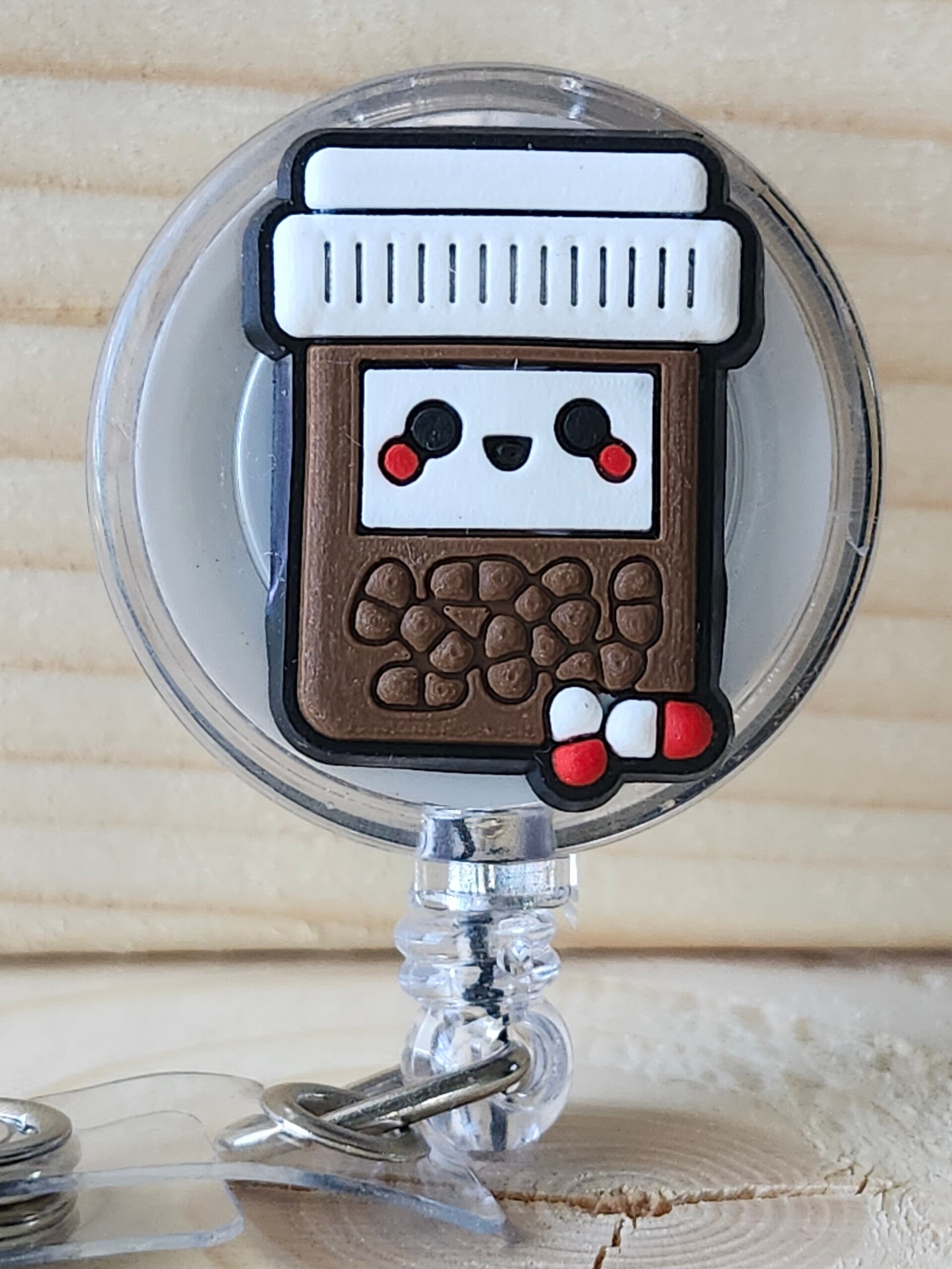 🎗Mental Health Matters - Amber Pill Bottle Badge Reels