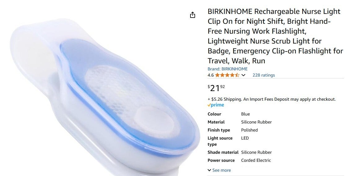 COMPARE AT:  AMAZON $21.00 + TAX (image for price comparison only)