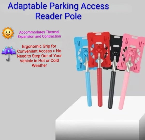 Stainless Steel Parking Swiping Stick ➜ SET OF 4 🦯🦯🦯🦯