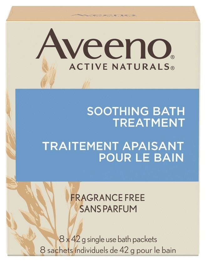 Aveeno Soothing Bath Treatment, Pack of 8 x 42g
