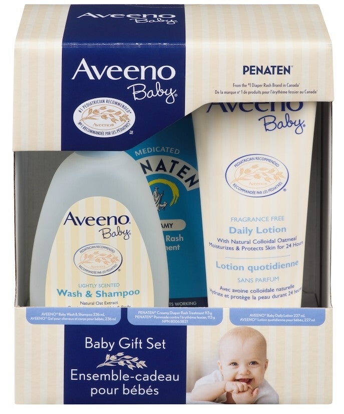 Aveeno Baby Gift Set With Baby Wash And Shampoo 236 mL
