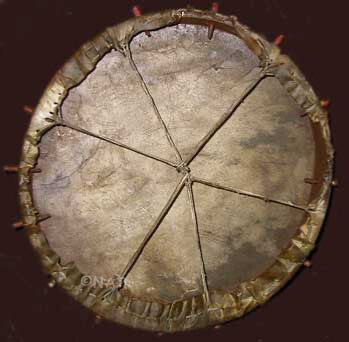 Back of a Plains Indian Drum