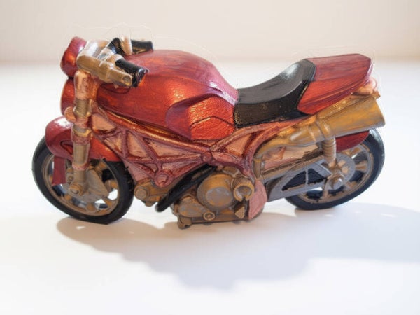 Red motorcycle