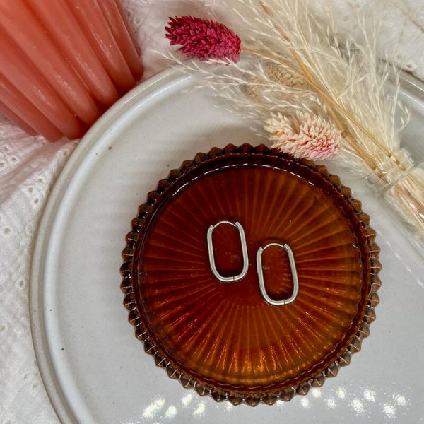 Ring | Ovaal, rond | Zilver | Breed