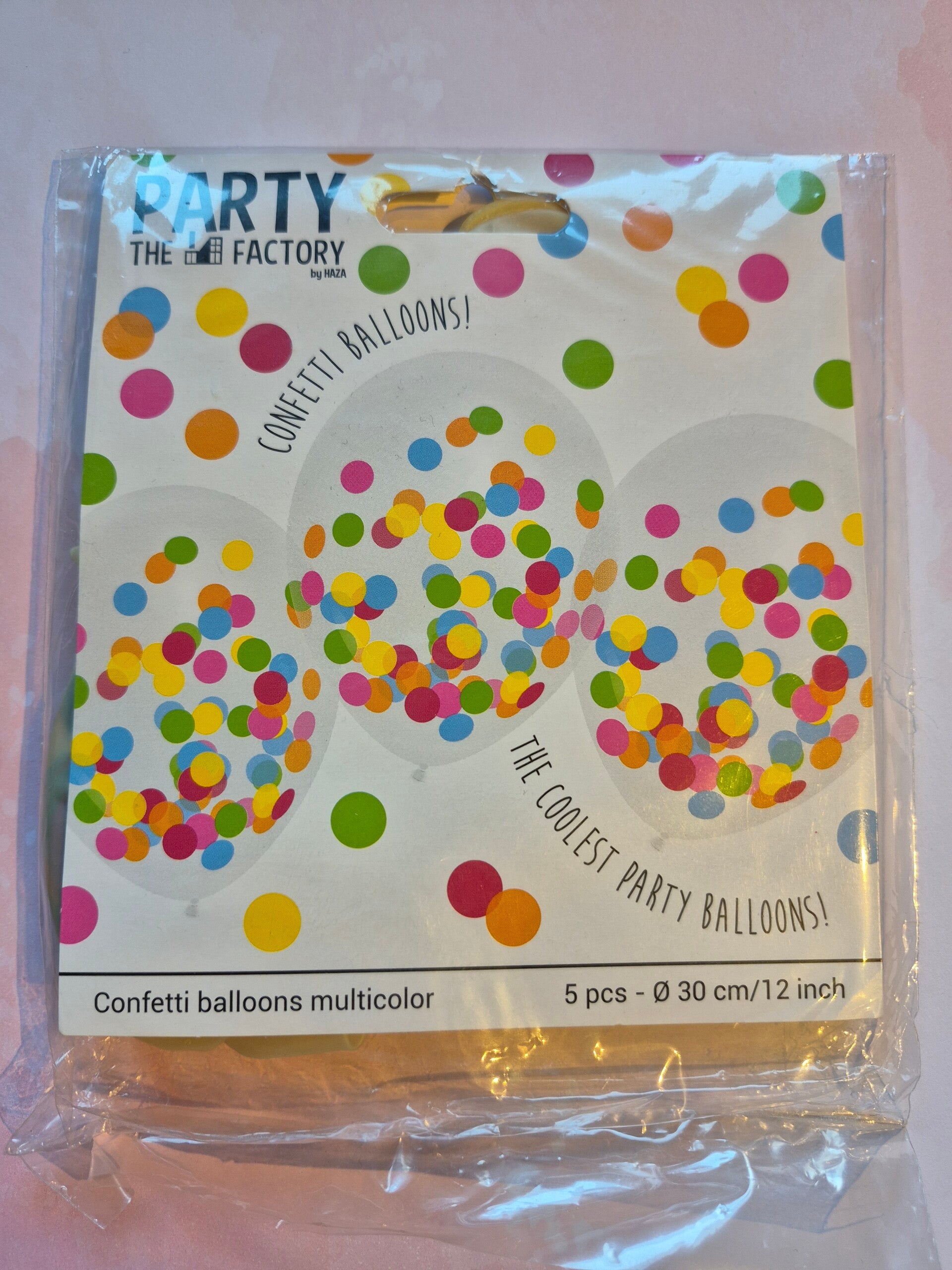 Confetti Ballonnen – Multicolor (5 stuks)