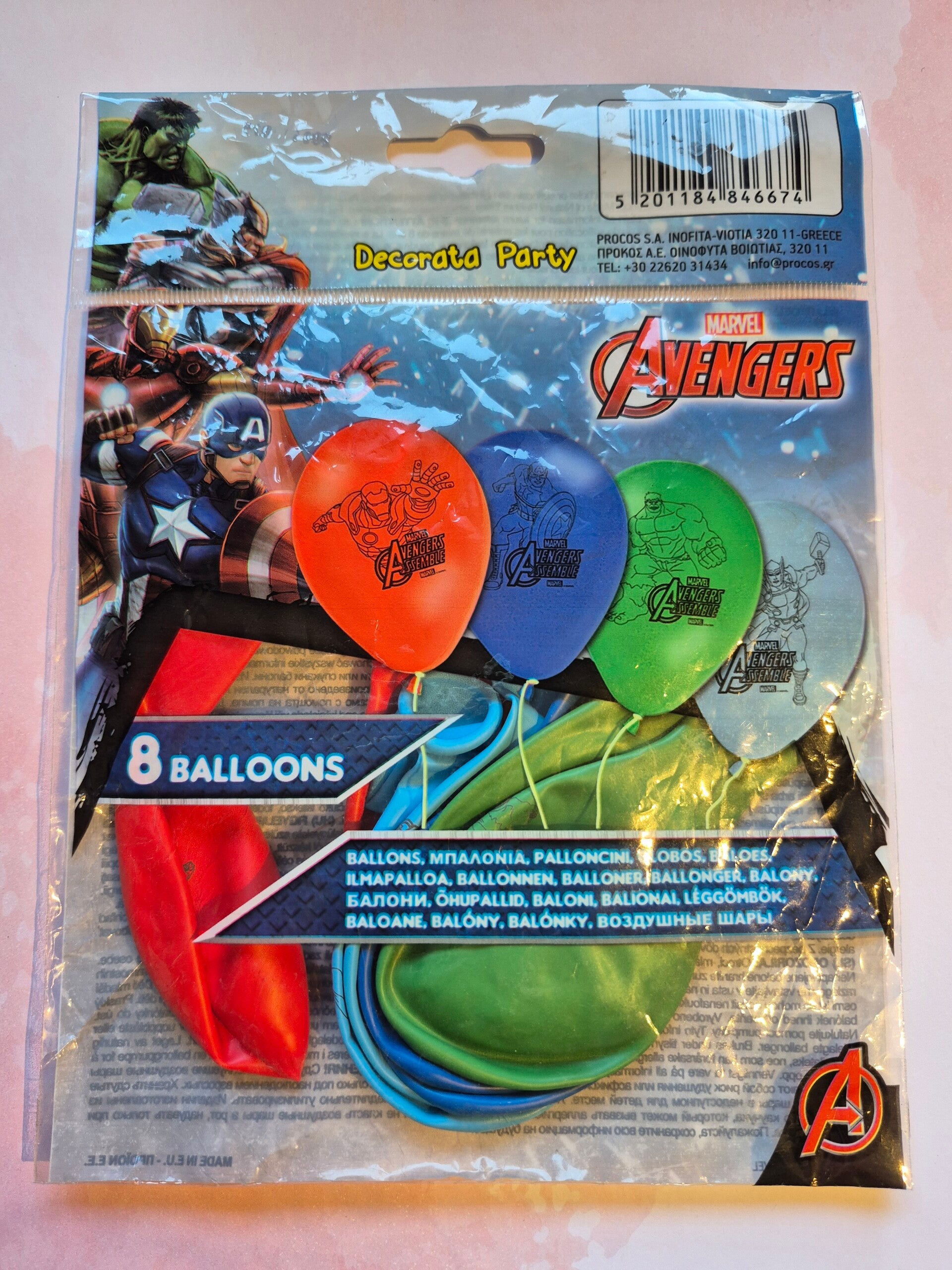 Avengers Ballonnen – 8 stuks