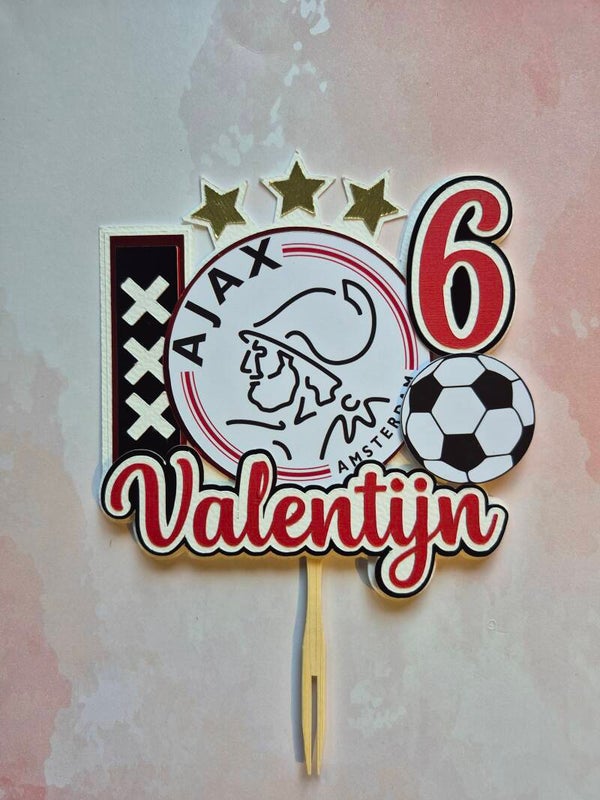 Voetbal Ajax TaartTopper