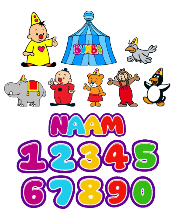 Taart Deco Set > Clowntje