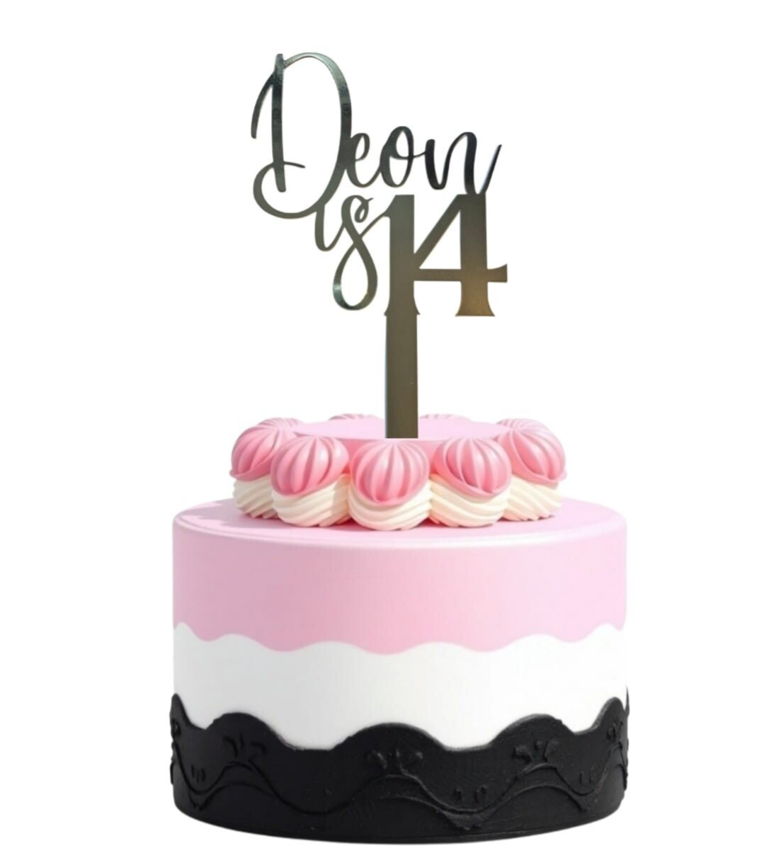 Naam & Leeftijd Caketopper