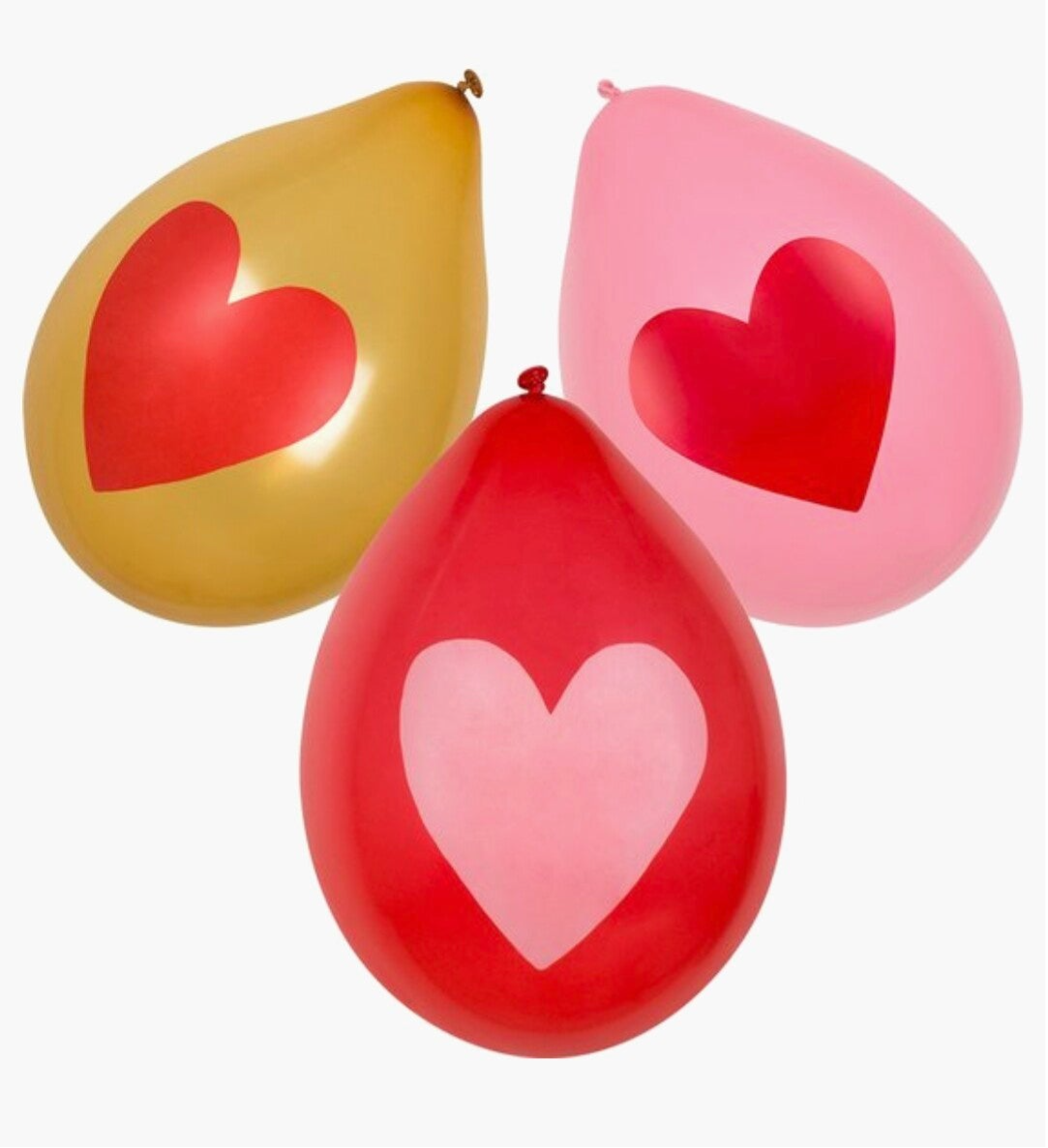 Hartjes Ballonnen – 6 stuks