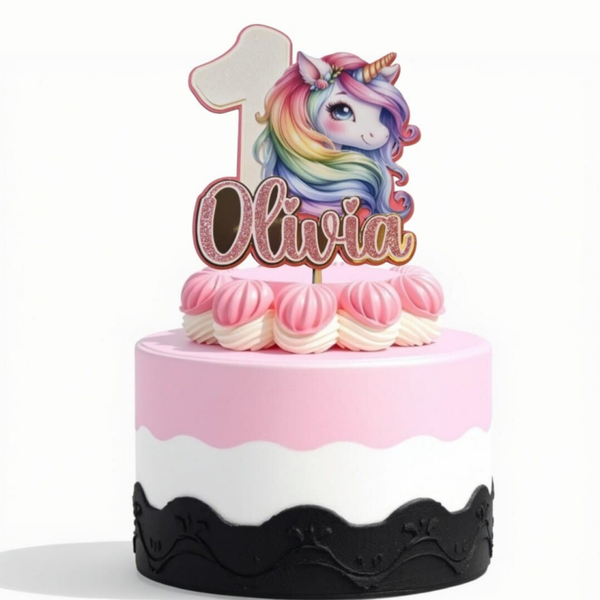 Eenhoorn Cijfer MidiTopper