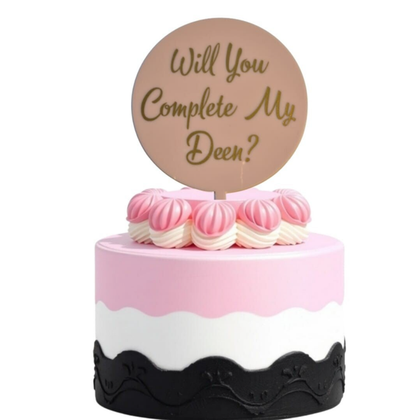 Complete my Deen CakeTopper
