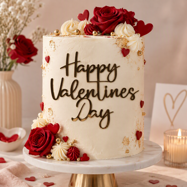 Happy Valentines Day TaartTopper