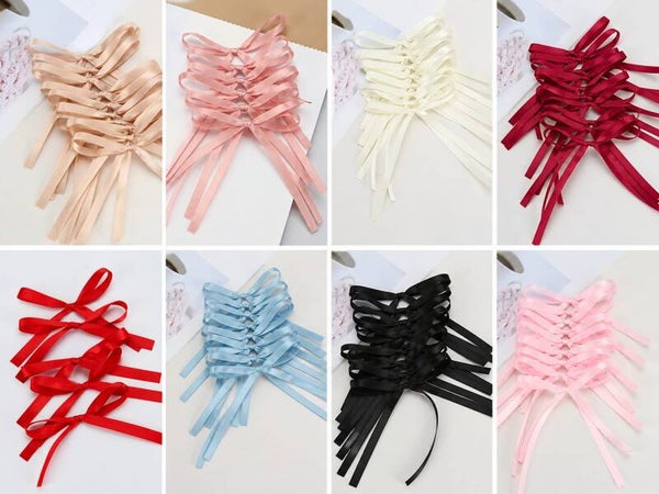 Strikjes – set van 6 (8 kleuren)