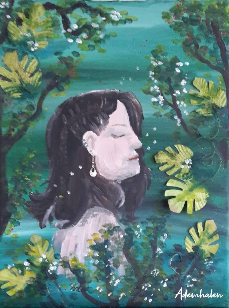 Schilderij: Ademhalen