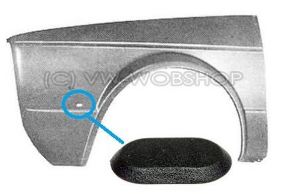 Bumper afdekdop voorspatbord  171821163