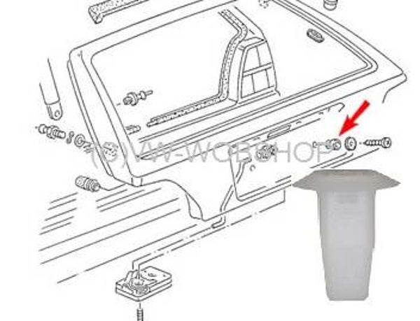 Kentekenplaat huls  321813998 A