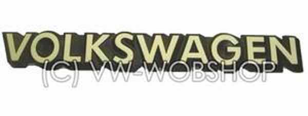 VOLKSWAGEN zwart/wit embleem 321853685 C QK6