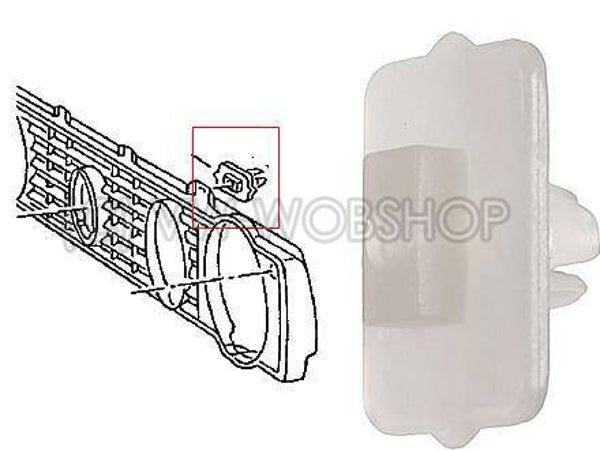 Spreid klem voor grill 873853139