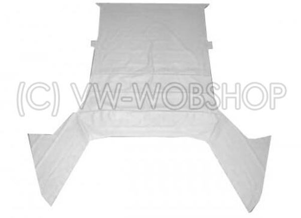 Witte hemelbekleding Golf 1 5 drs zonder schuifdak