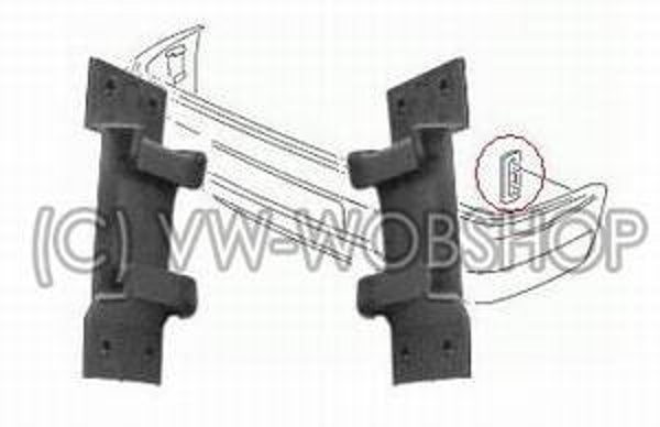 Bumpersteun voor dunne bumper aantal 2 ST.