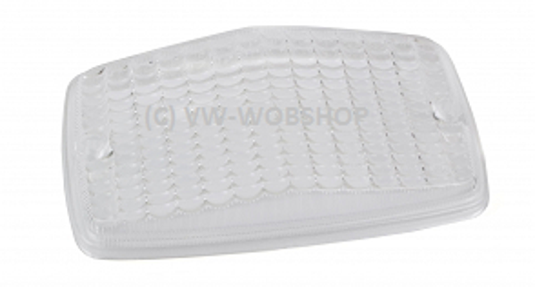 Mist achterlichtglas wit