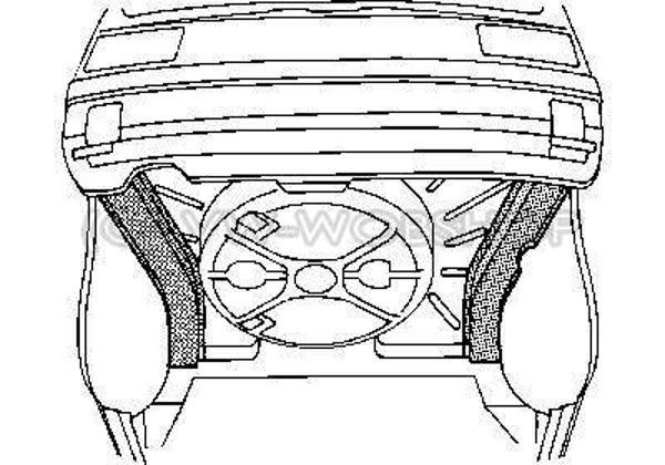 Chassisbalk rechts achter