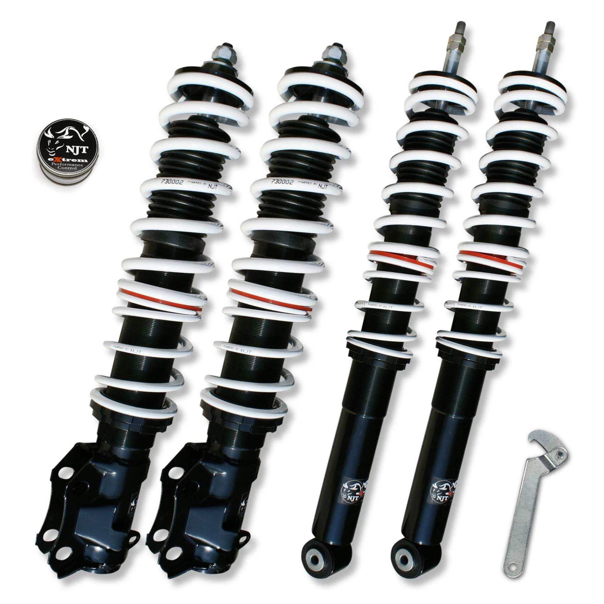 NJT eXtrem schroefset VW Golf 1 , Golf 1 Cabriolet,  Scirocco 1 en 2