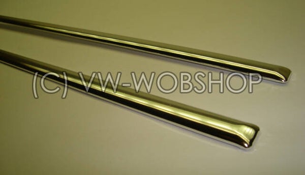 Chrome dorpel sierlijsten per 2