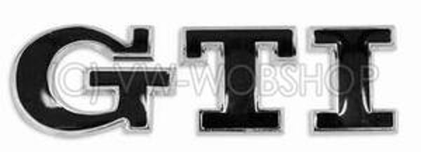 GTI zwart achterzijde USA  repro