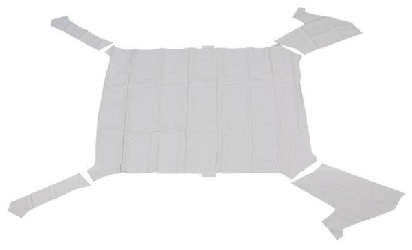 Witte hemelbekleding Golf 1 3 drs zonder schuifdak