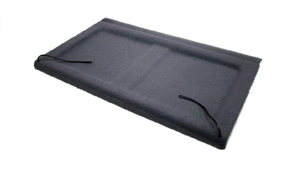 Hoedenplank zwart incl. hoedenplank rubbers 99 cm  1979-1984