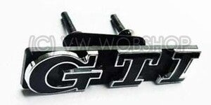 GTI zwart grille USA Golf IV en V . Met schroefdraad ivm monteren. repro