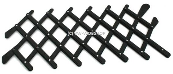 Raam luchtrooster zwart  24-70 cm Breed en 23-7 cm Hoog