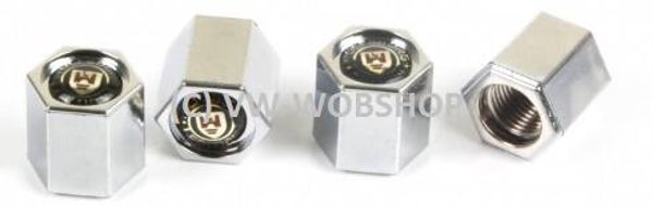 WOB-Edition Ventielkappen in Chrome 4 delig