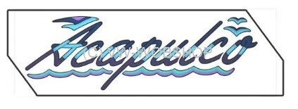 Acapulco STICKER rechts 155853688 B F80