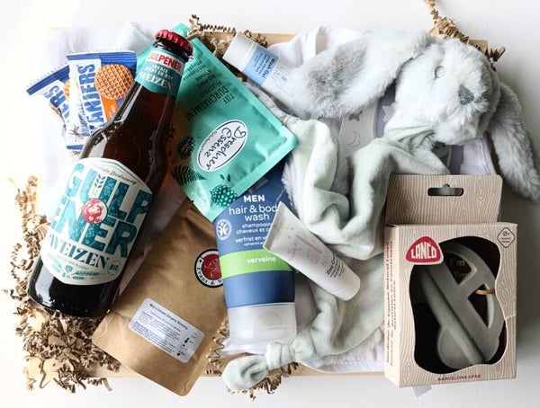 Daddy to Be Cadeaupakket – Stoer & Lief op Houten Pallet