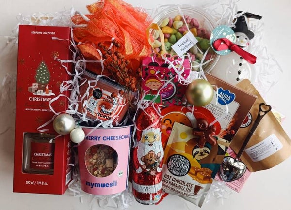 Vrolijk Kerst Cadeaupakket voor Haar – Candy Cane & Winterberry