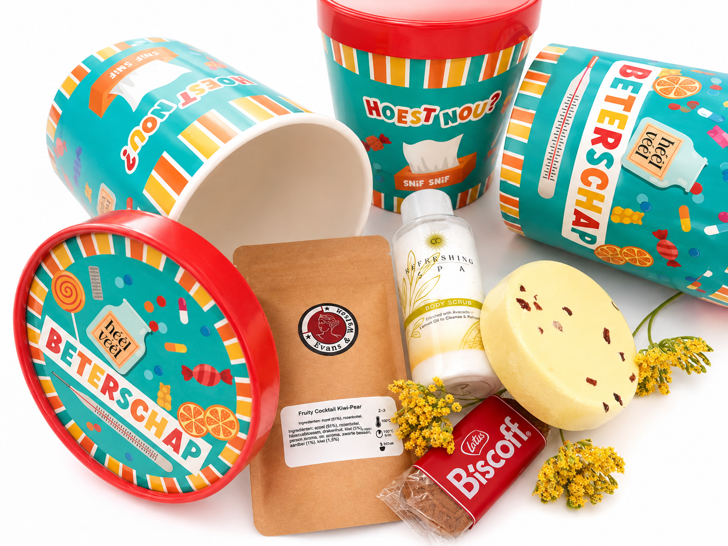 Beterschap & Verwenmoment papieren bucket